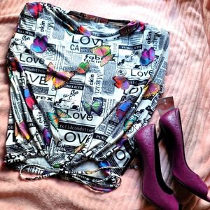 NWT Juniors XL Haley & June Shirt